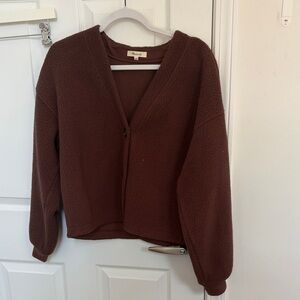 Madewell Brown Teddy Jacket